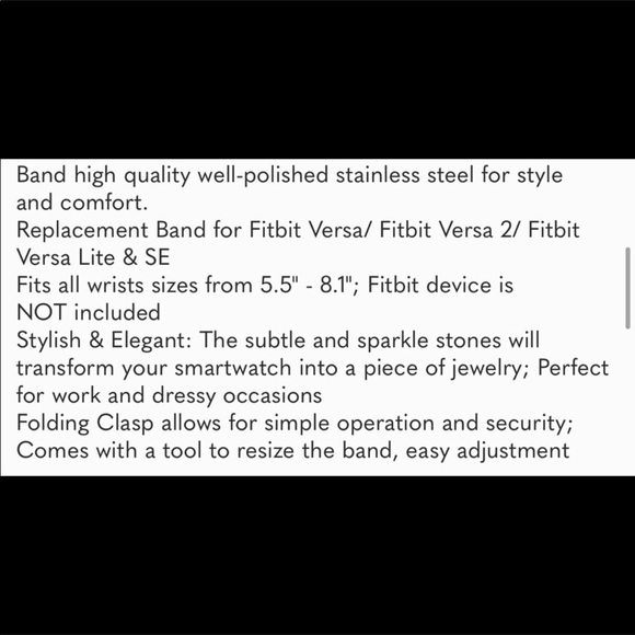 Bling Bands Compatible with Fitbit Versa-2-lite-SE main image 4